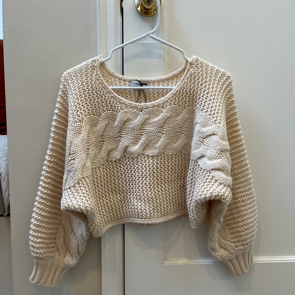 Fashion nova cropped sweater